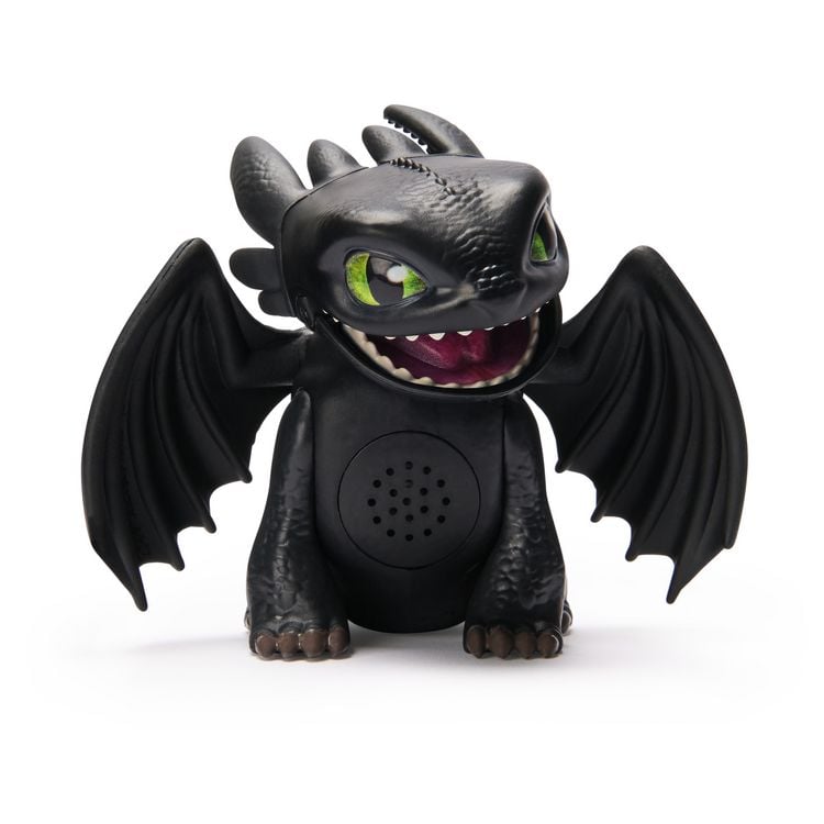 Produktbild: Drachenzähmen leicht gemacht - Interaktiver Mini-Drache Ohnezahn, Figur mit Soundeffekten 