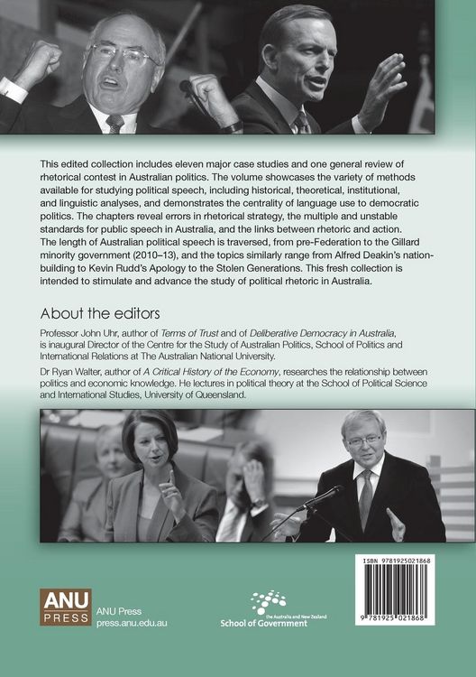 Produktbild: Studies in Australian Political Rhetoric
