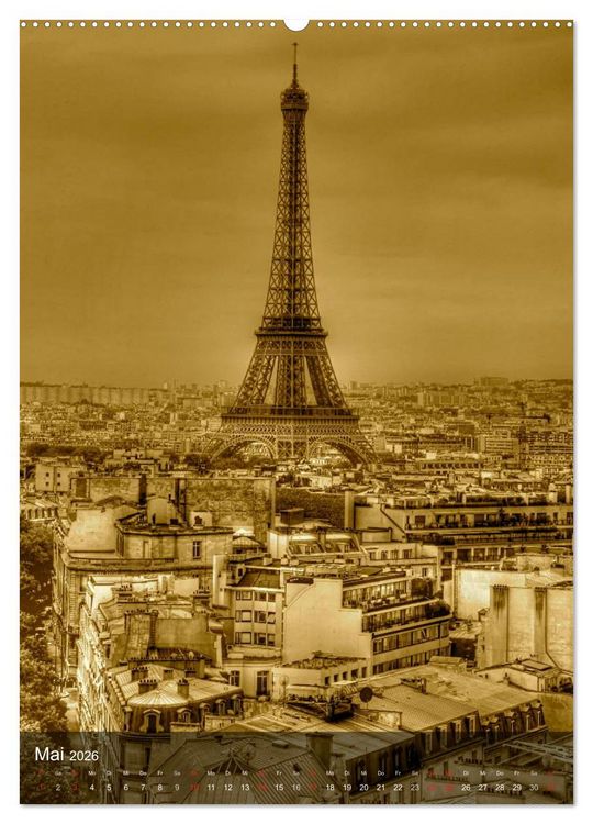 Produktbild: Paris - Die Sch&ouml;ne am Fluss (Wandkalender 2026 DIN A2 hoch), CALVENDO Monatskalender