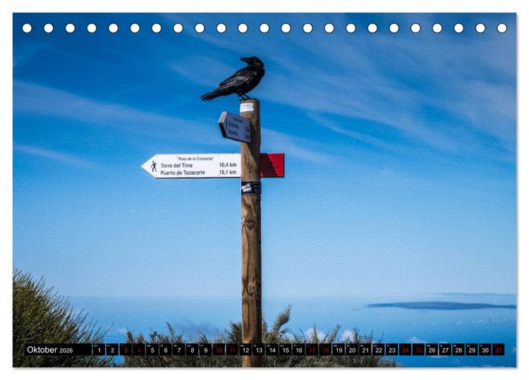 Produktbild: Natur pur erleben auf La Palma (Tischkalender 2026 DIN A5 quer), CALVENDO Monatskalender