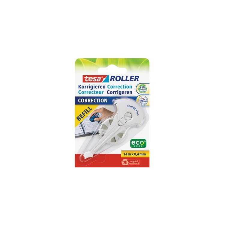 Produktbild: TESA&reg; Korrekturroller ecoLogo&reg;, 8,4 mm x 14 m Refill Blister