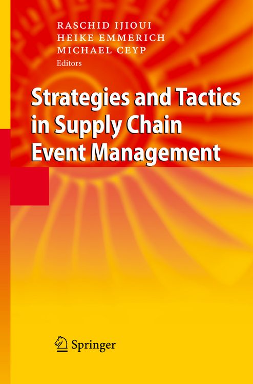Produktbild: Strategies and Tactics in Supply Chain Event Management