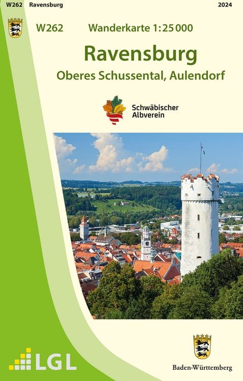 Produktbild: W262 Wanderkarte 1:25 000 Ravensburg