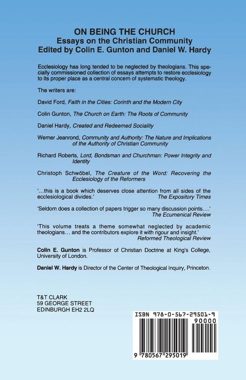 Produktbild: On Being the Church