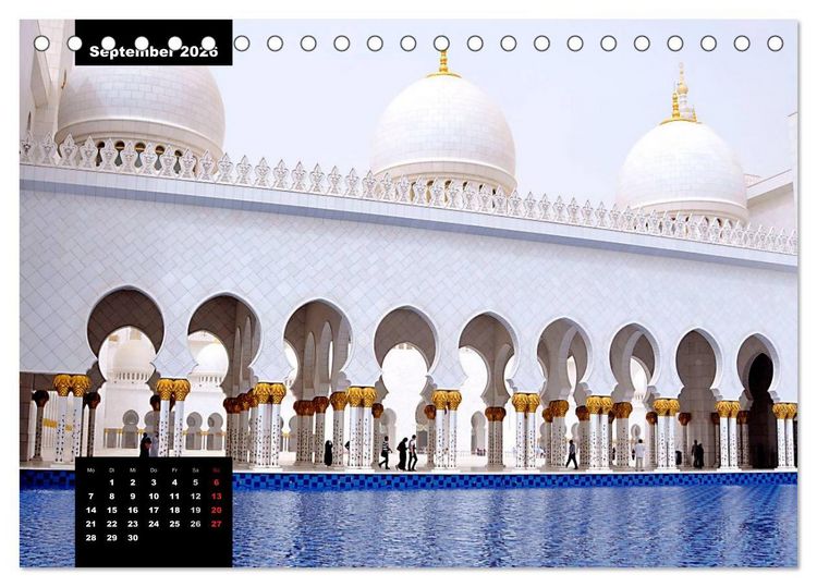 Produktbild: Architektur - Bauwerke mit k&uuml;nstlerischer Gestaltung (Tischkalender 2026 DIN A5 quer), CALVENDO Monatskalender