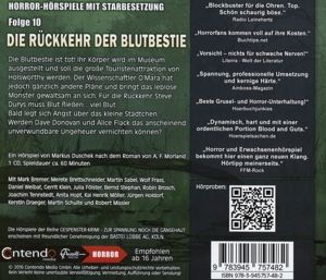 Produktbild: Gespenster-Krimi - Die R&uuml;ckkehr der Blutbestie,1 Audio-CD