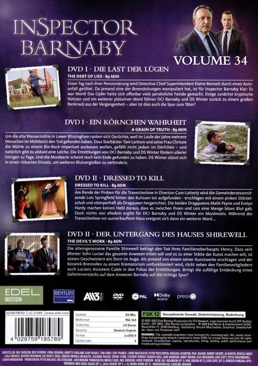 Produktbild: Inspector Barnaby Vol. 34 [2 DVDs]