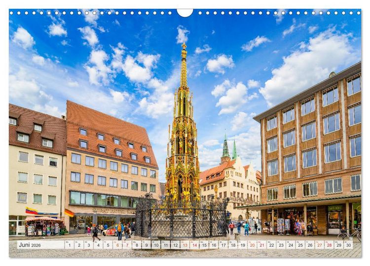 Produktbild: N&uuml;rnberg Impressionen (Wandkalender 2026 DIN A3 quer), CALVENDO Monatskalender