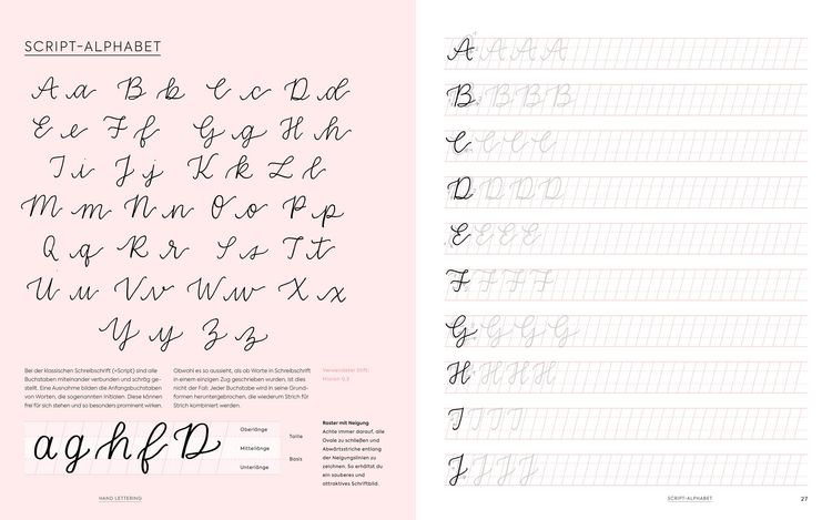 Produktbild: Handlettering Alphabete &ndash; Das &Uuml;bungsheft mit original Tombow ABT Dual Brush Pen