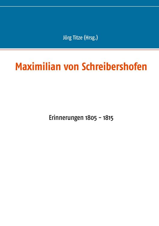 Produktbild: Maximilian von Schreibershofen