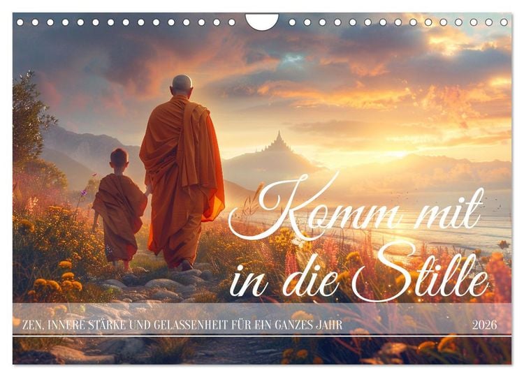 Produktbild: Komm mit in die Stille (Wandkalender 2026 DIN A4 quer), CALVENDO Monatskalender