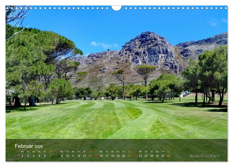 Produktbild: Golfpl&auml;tze Kapstadt (Wandkalender 2026 DIN A3 quer), CALVENDO Monatskalender