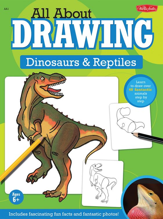 Produktbild: All About Drawing Dinosaurs & Reptiles