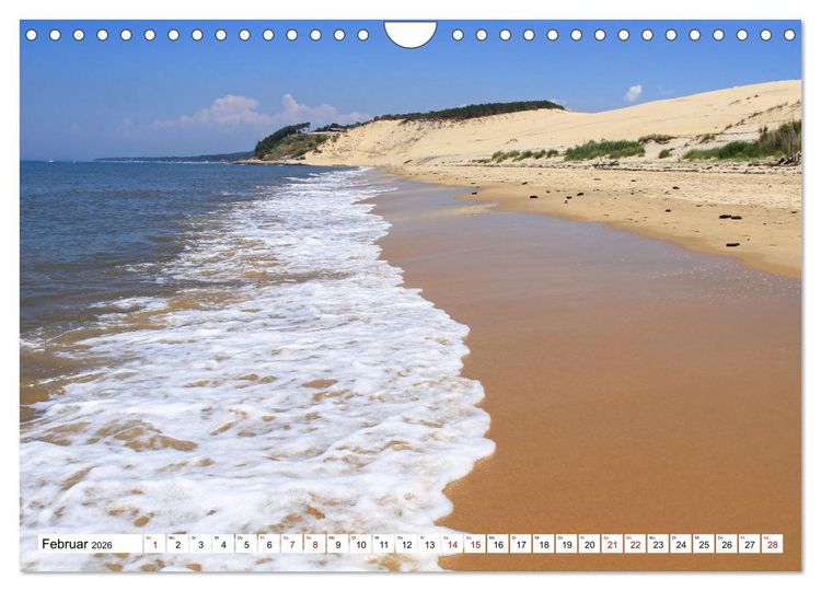 Produktbild: S&uuml;dwestfrankreich - St&auml;dte, Landschaften und Meer (Wandkalender 2026 DIN A4 quer), CALVENDO Monatskalender
