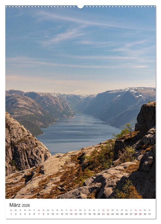 Produktbild: Norwegen - Perle des Nordens (Wandkalender 2026 DIN A2 hoch), CALVENDO Monatskalender