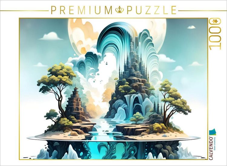 Produktbild: CALVENDO Puzzle Ein Motiv aus dem Kalender Magie der Natur - Wasserf&auml;lle | 1000 Teile Lege-Gr&ouml;&szlig;e 64x48cm Foto-Puzzle f&uuml;r gl&uuml;ckliche Stunden