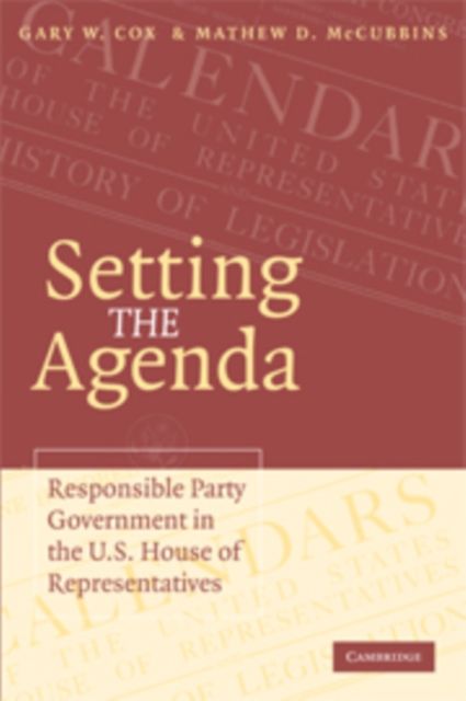 Produktbild: Setting the Agenda