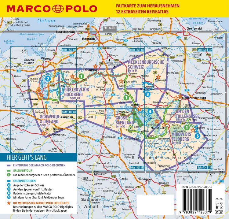 Produktbild: MARCO POLO Reisef&uuml;hrer Mecklenburgische Seenplatte