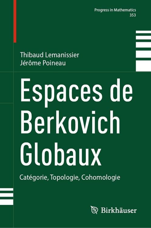 Produktbild: Espaces de Berkovich Globaux