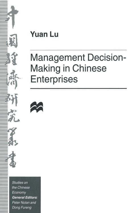 Produktbild: Management Decision-Making in Chinese Enterprises