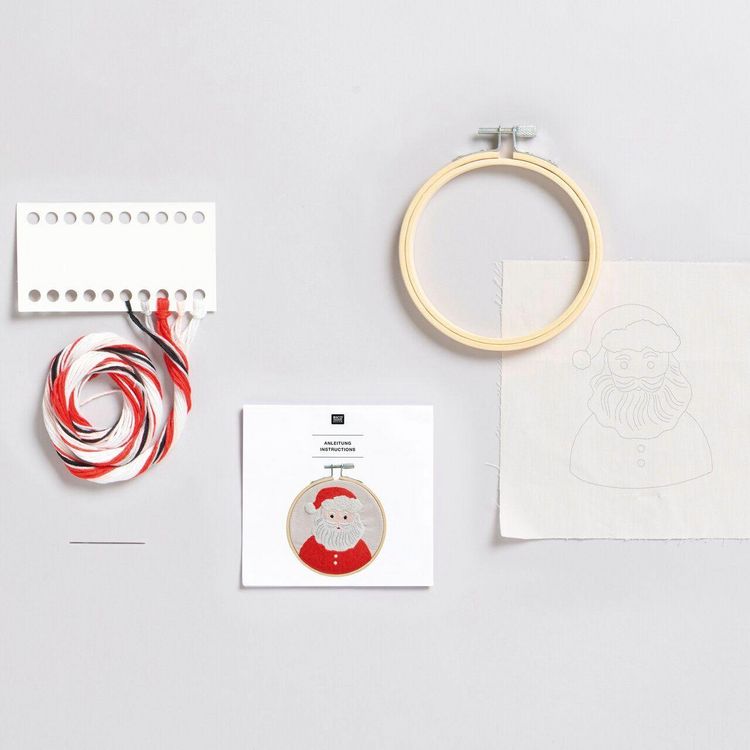 Produktbild: Stickpackung Vorgezeichnet, Portrait Santa