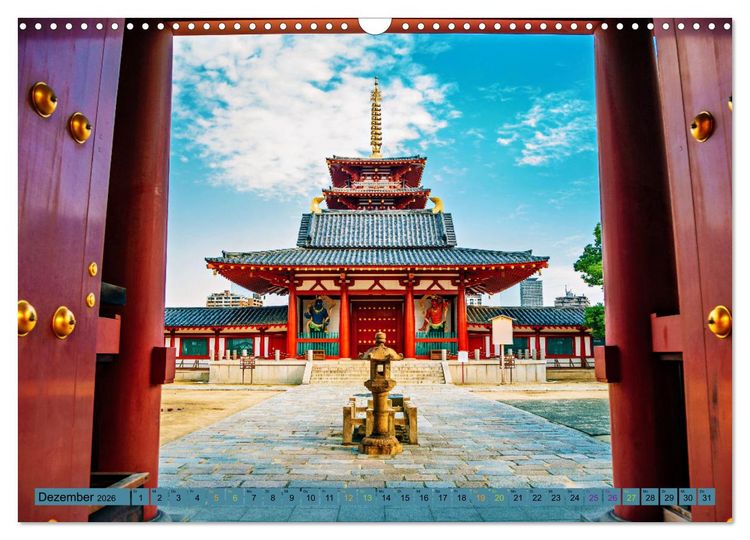 Produktbild: JAPAN - Im Land des L&auml;chelns (Wandkalender 2026 DIN A3 quer), CALVENDO Monatskalender