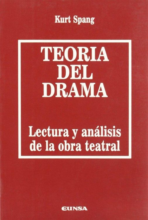 Produktbild: Teor&iacute;a del drama : lectura y an&aacute;lisis de la obra teatral