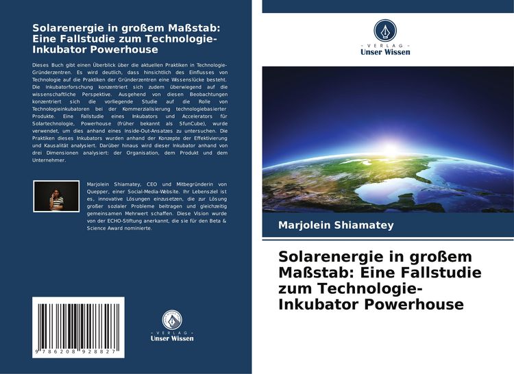 Produktbild: Solarenergie in gro&szlig;em Ma&szlig;stab: Eine Fallstudie zum Technologie-Inkubator Powerhouse