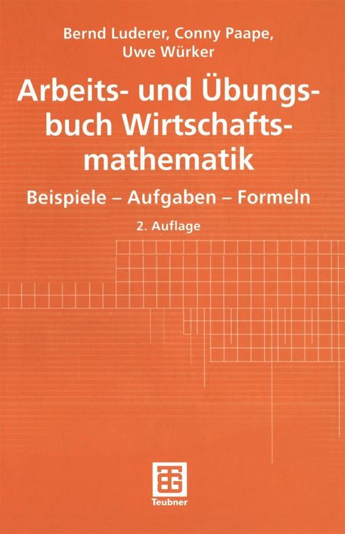 Produktbild: Arbeits- und &Uuml;bungsbuch Wirtschaftsmathematik
