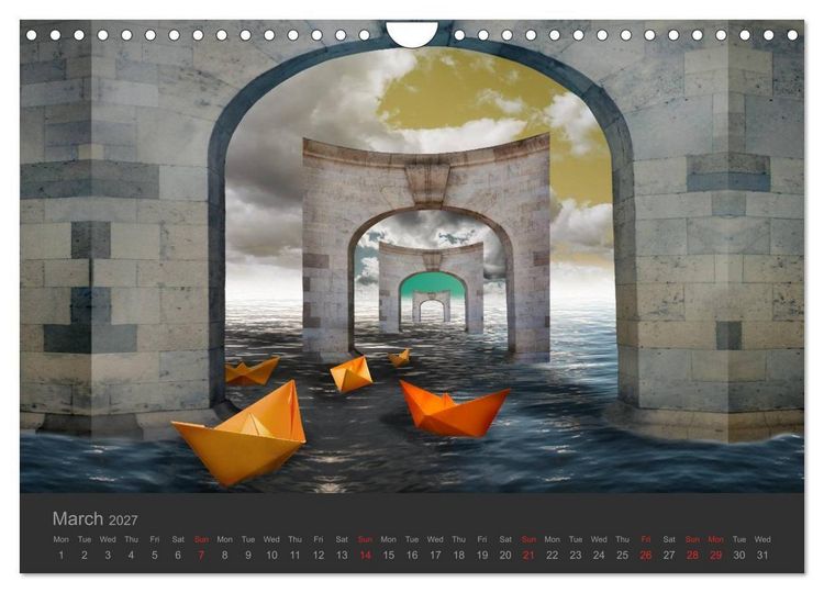 Produktbild: Journey in another World - Surreal Impressions (Wall Calendar 2027 DIN A4 landscape), CALVENDO 12 Month Wall Calendar