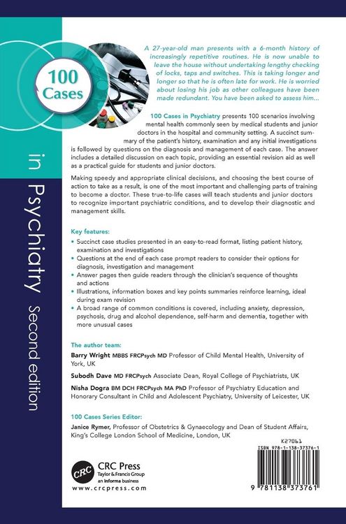 Produktbild: 100 Cases in Psychiatry