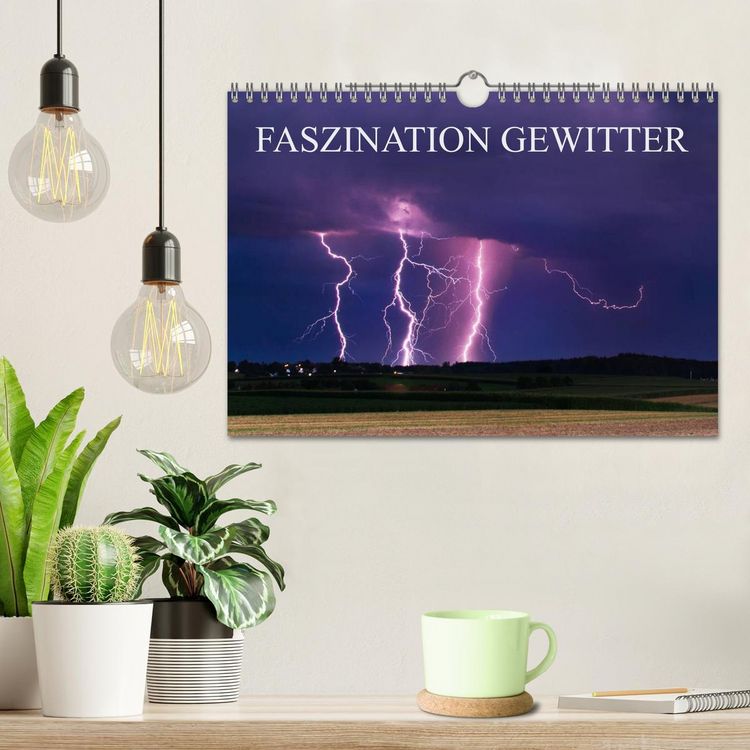 Produktbild: Faszination Gewitter (Wandkalender 2026 DIN A4 quer), CALVENDO Monatskalender