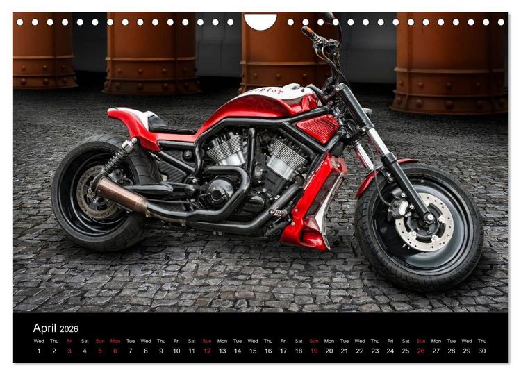 Produktbild: Motorbike Dreams (Wall Calendar 2026 DIN A4 landscape), CALVENDO 12 Month Wall Calendar