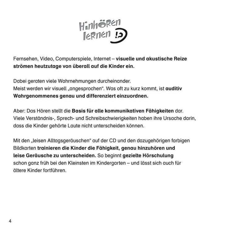 Produktbild: Leise Alltagsger&auml;usche