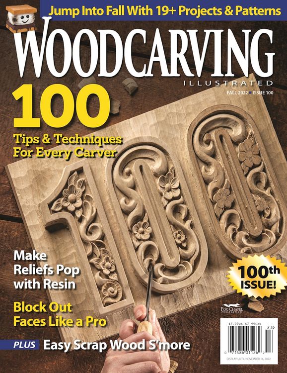 Produktbild: Woodcarving Illustrated Issue 100 Fall 2022