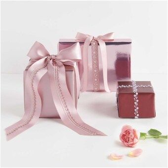 Produktbild: Tape Perlen/Herzen, Ros&eacute;, 1,9 x 50 cm
