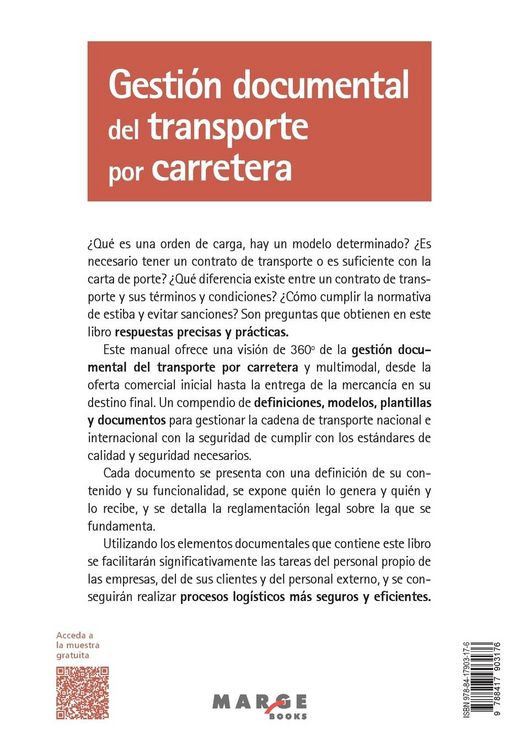 Produktbild: Gesti&oacute;n documental del transporte por carretera