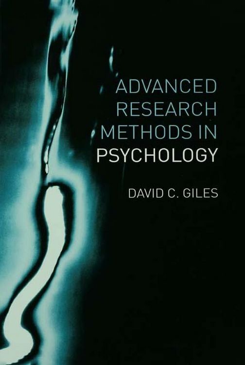 Produktbild: Advanced Research Methods in Psychology