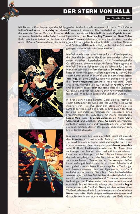 Produktbild: Captain Marvel Anthologie