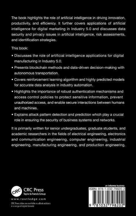 Produktbild: Artificial Intelligence and Communication Techniques in Industry 5.0