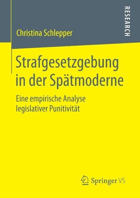 Produktbild: Strafgesetzgebung in der Sp&auml;tmoderne