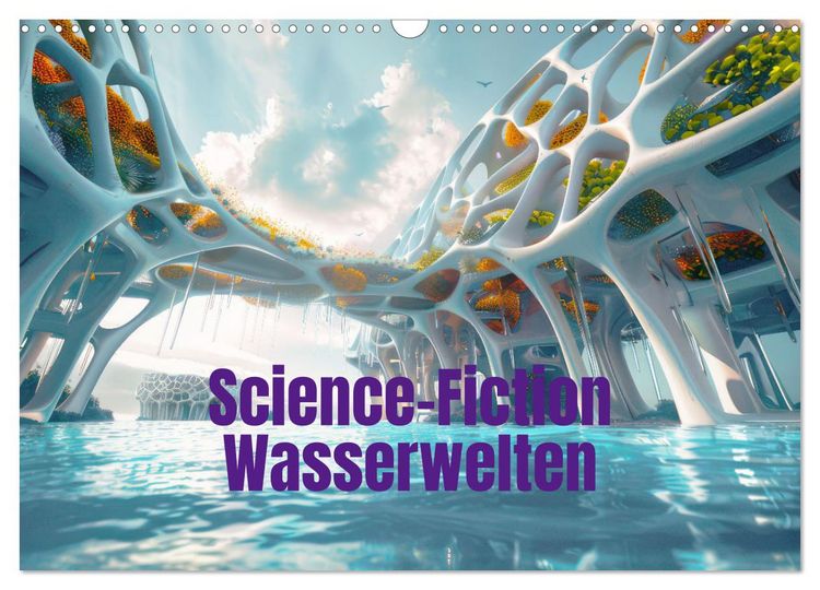 Produktbild: Science-Fiction Wasserwelten (Wandkalender 2026 DIN A3 quer), CALVENDO Monatskalender