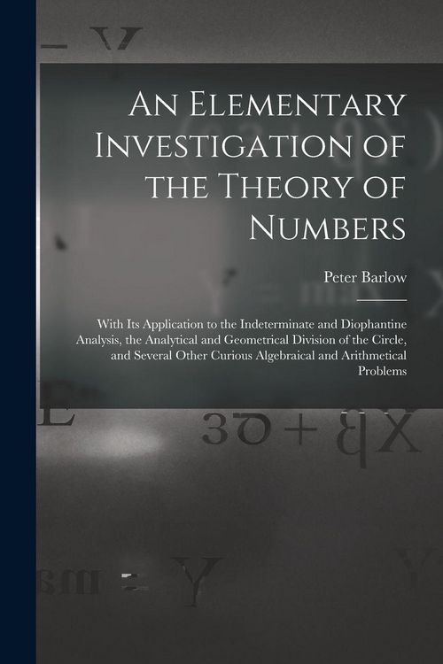 Produktbild: An Elementary Investigation of the Theory of Numbers