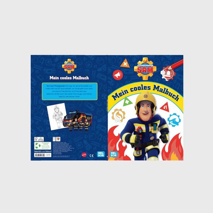 Produktbild: Feuerwehrmann Sam: Mein cooles Malbuch