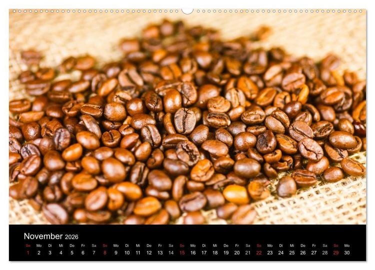 Produktbild: Kaffeezeit (hochwertiger Premium Wandkalender 2026 DIN A2 quer), Kunstdruck in Hochglanz