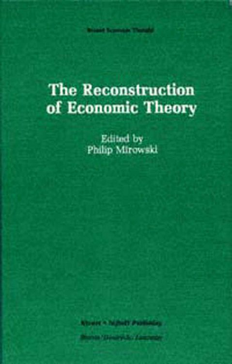 Produktbild: The Reconstruction of Economic Theory