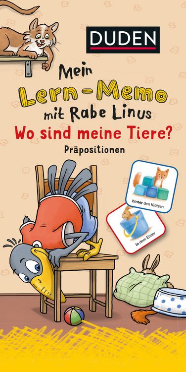 Produktbild: Mein Lern-Memo mit Rabe Linus - Wo sind meine Tiere?