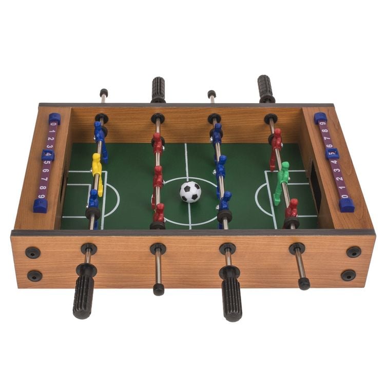 Produktbild: Holz-Tischfu&szlig;ballspiel Kicker 33x21cm
