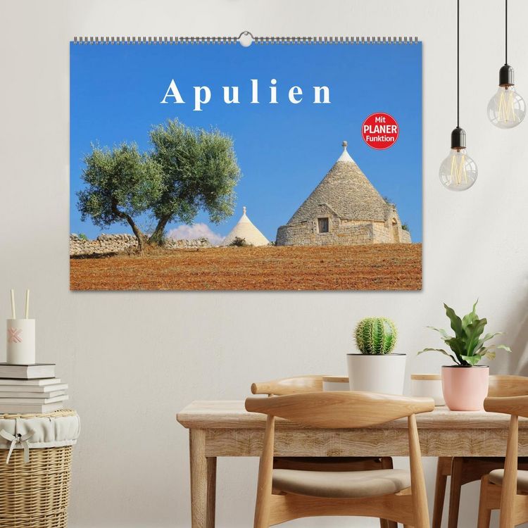 Produktbild: Apulien (Wandkalender 2026 DIN A2 quer), CALVENDO Monatskalender