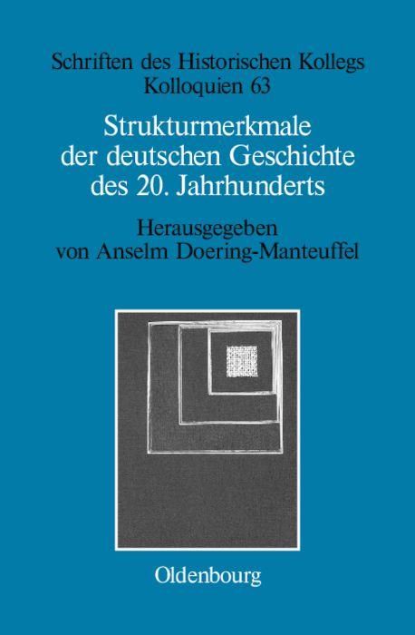 Produktbild: Strukturmerkmale der deutschen Geschichte des 20. Jahrhunderts